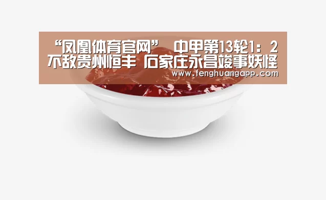 “凤凰体育官网”
中甲第13轮1:2不敌贵州恒丰 石家庄永昌竣事妖怪三连客